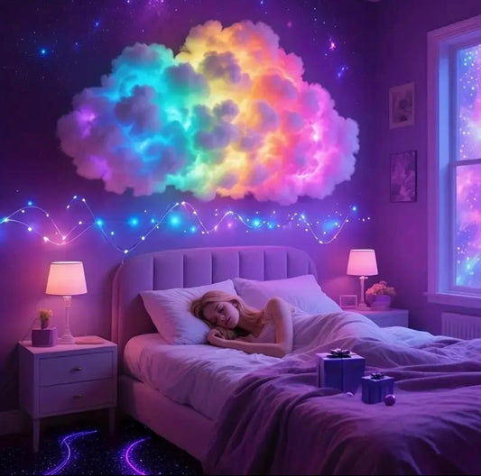 Lumora Cloud Light™ | 3D RGB Lightning Cloud Lamp with Music Sync & App Control